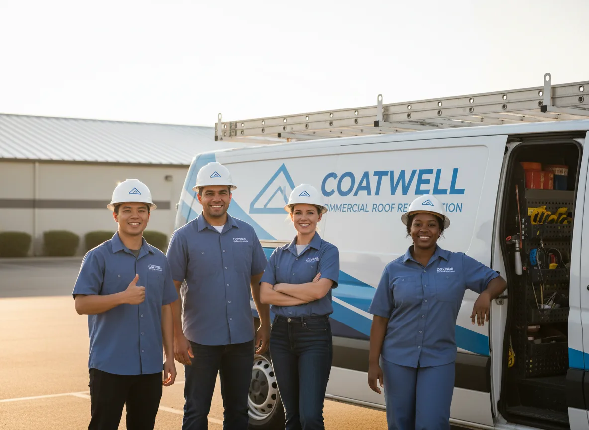 Commercial roof coating company in Como, CO